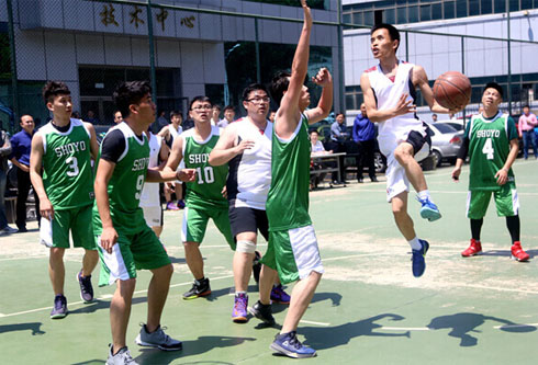 jiuyou.com电子2016年职工篮球比赛谢幕